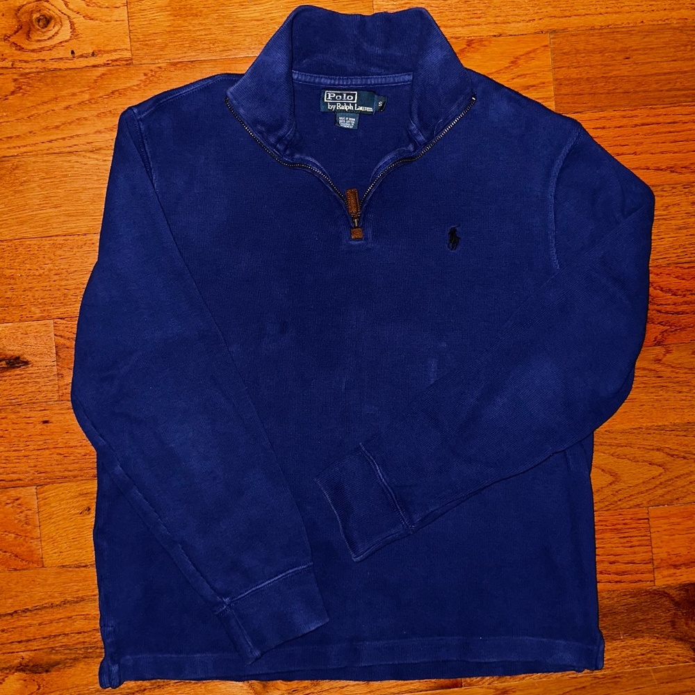 Polo Ralph Lauren Men's 1/4 Zip Up Sweater